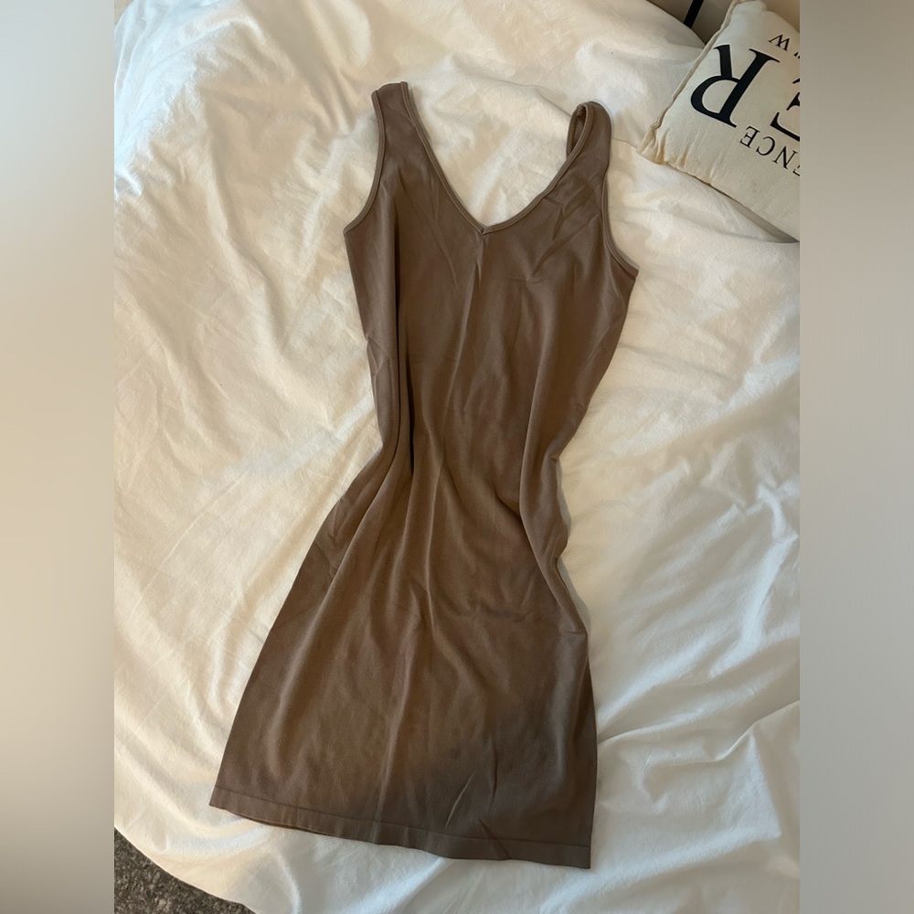 Aritzia Brown Mini Dress